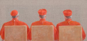 三位红衣主教，2010年（画布上的丙烯酸）